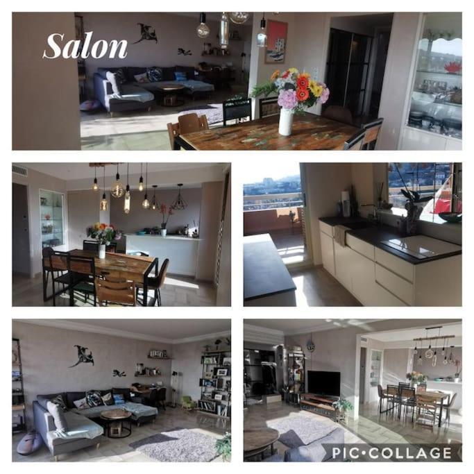 Appartement Nice Centre Vue Mer Avec Piscine Pour Famille, Couple D'Amis Pas De Groupes De Jeunes Autorises Bagian luar foto